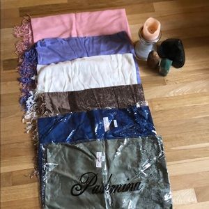 FINAL PRICE! Pashmina Scarves Lot